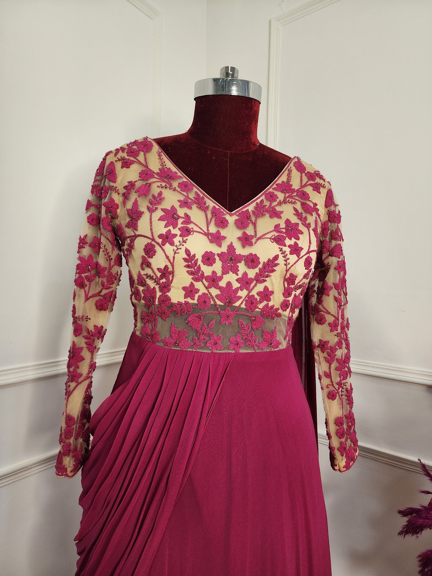 Reeva Drape Gown