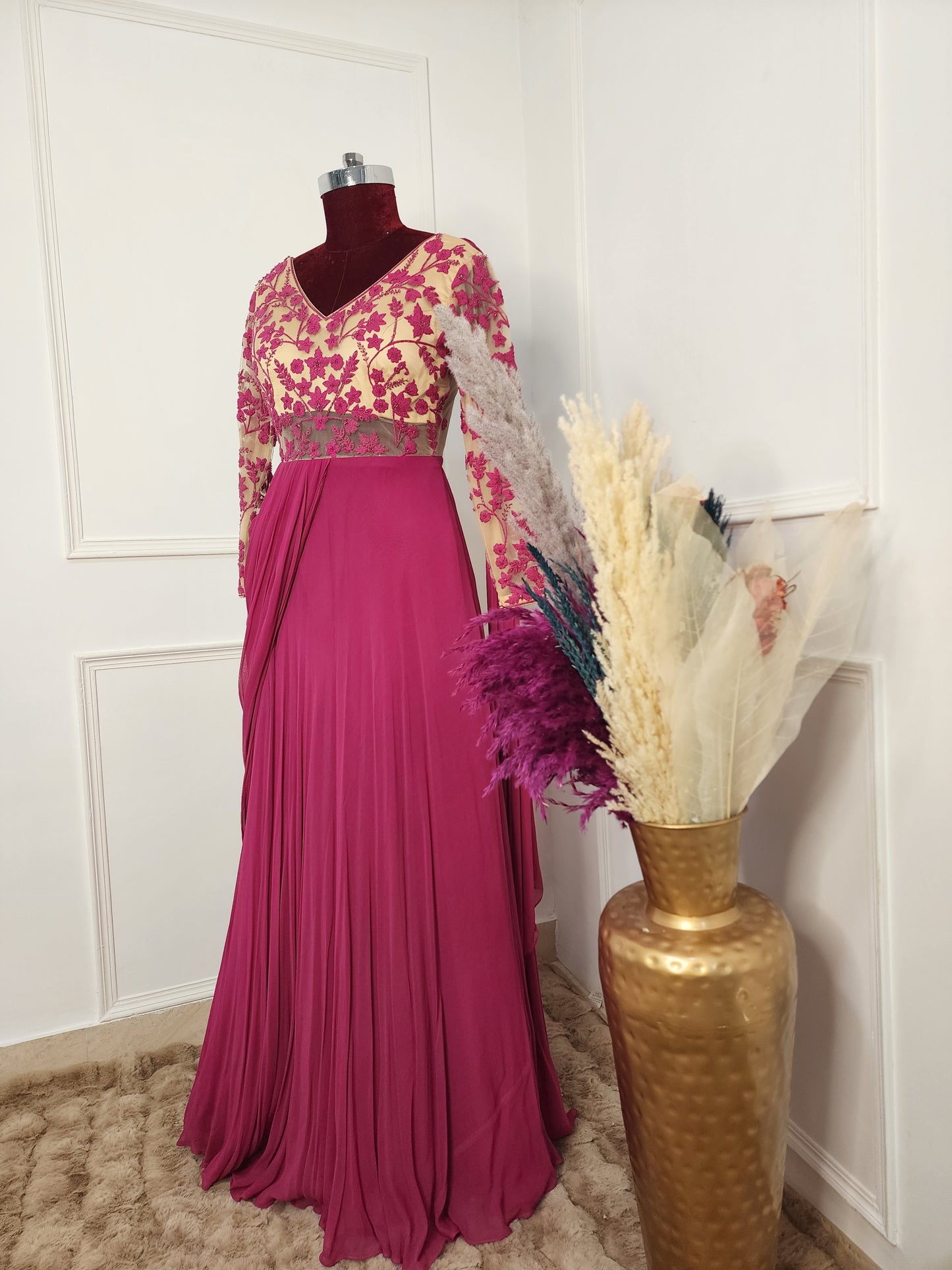 Reeva Drape Gown