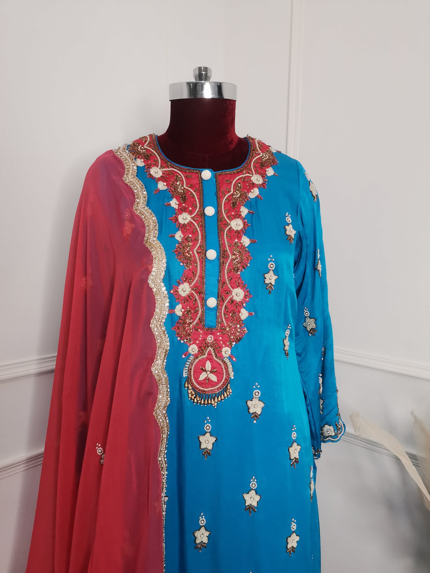 Rabataa Mushru Silk Suit