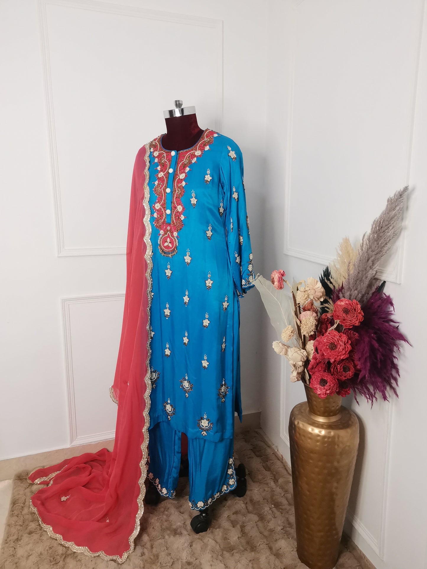 Rabataa Mushru Silk Suit