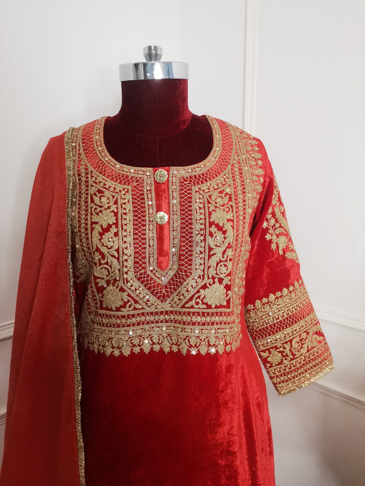 Red Velvet Suit