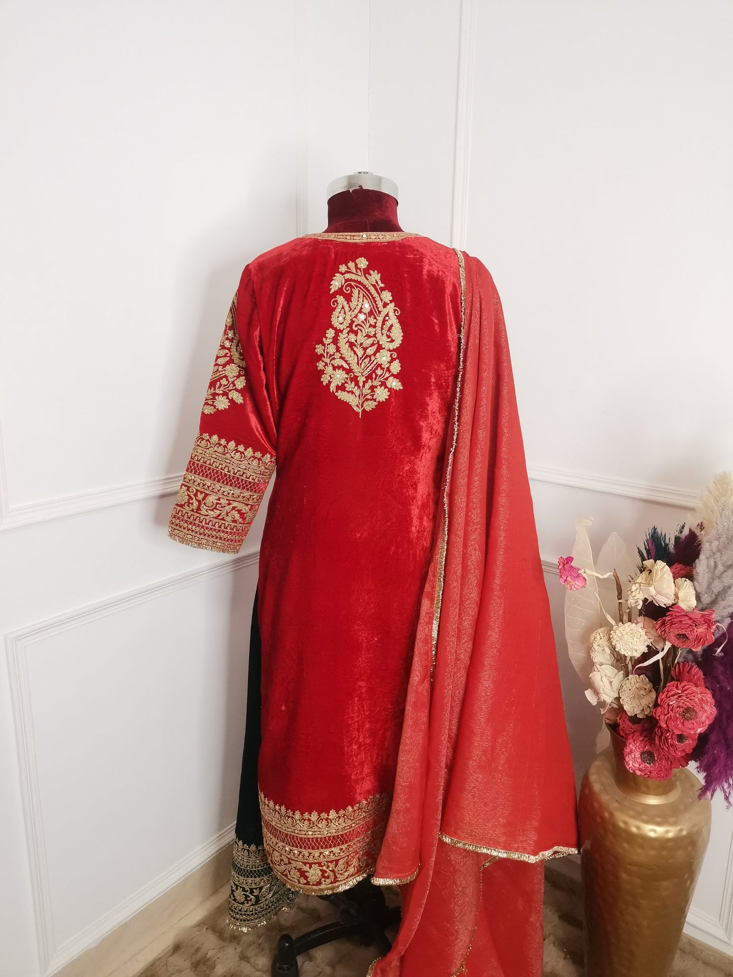 Red Velvet Suit